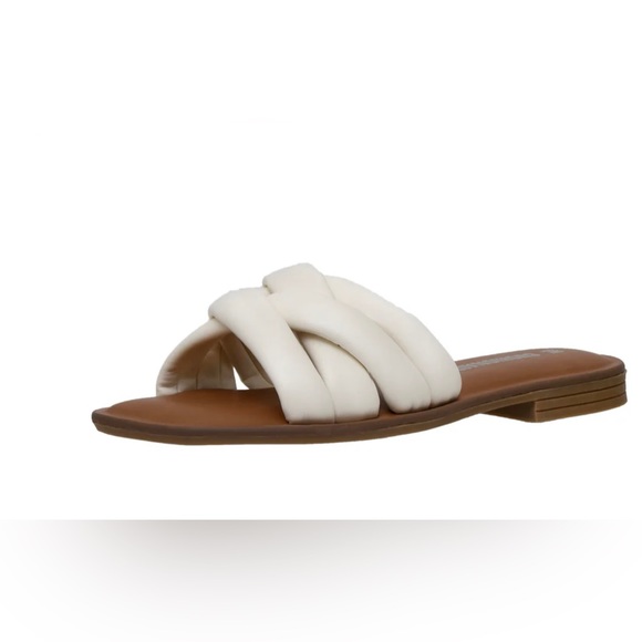 Cushionaire Pre-Owned Farah Slide Sandal White Size 9 - Picture 8 of 8